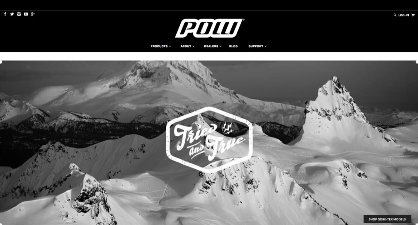 POW Gloves website