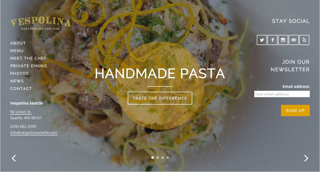 Vesoplina website
