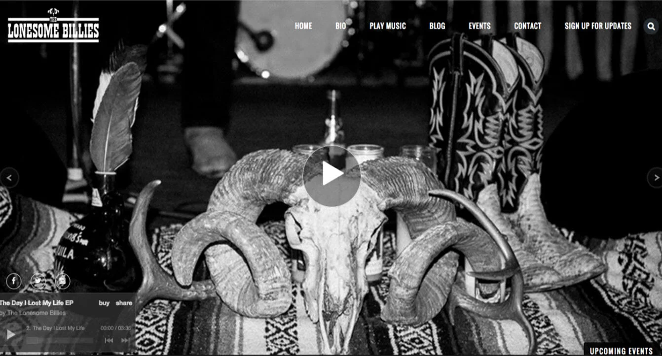 Lonesome Billies website